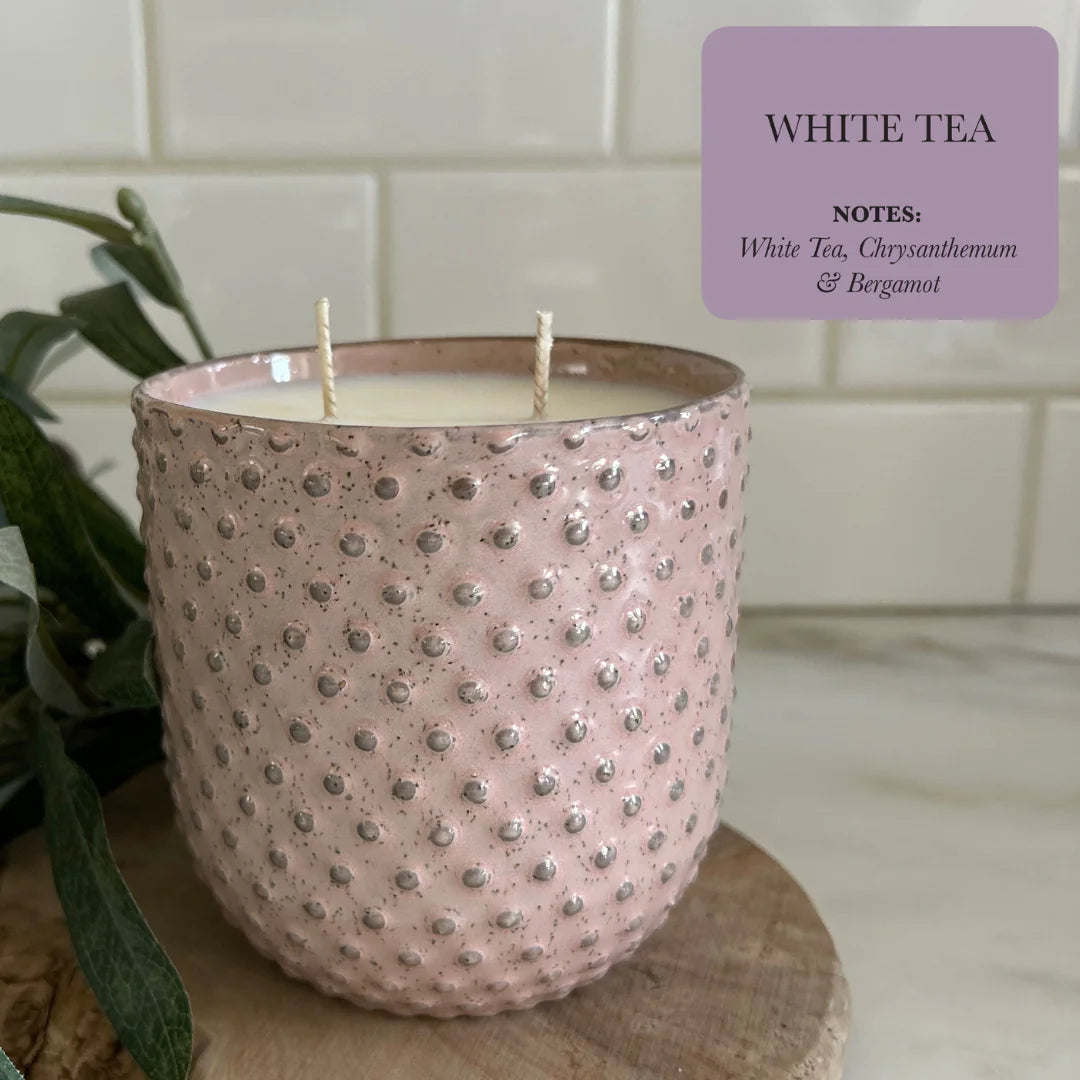 Spring Home Decor Dusty Pink Limited Edition Soy Candle by TLC Candle Co.