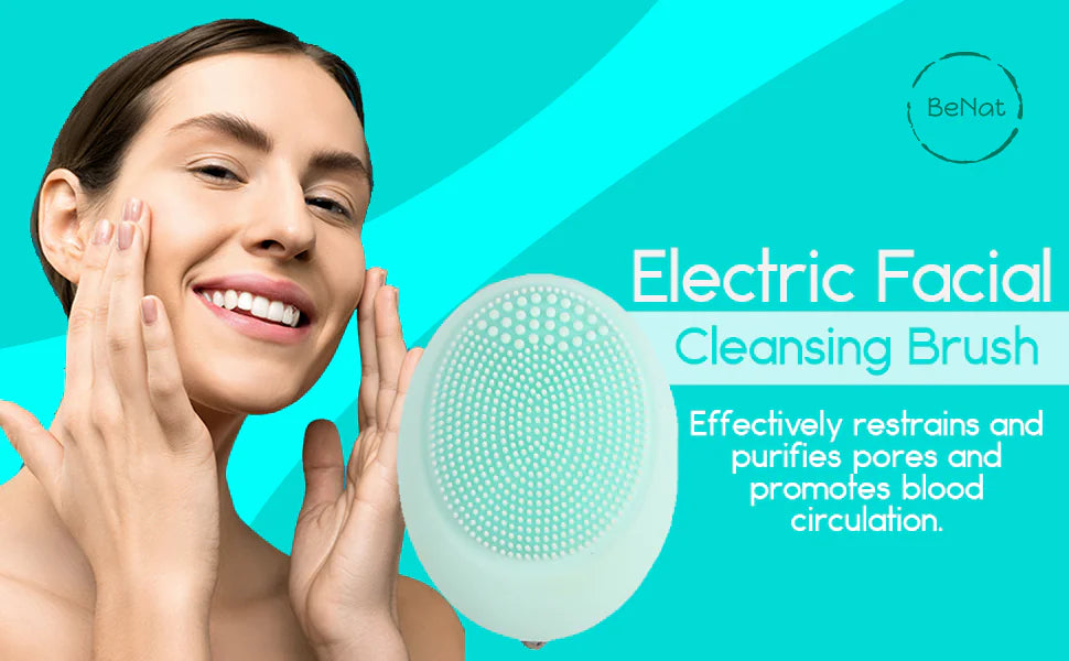 Electric Facial Brush Gentle and Effective Cleanser for Sensitive Skin