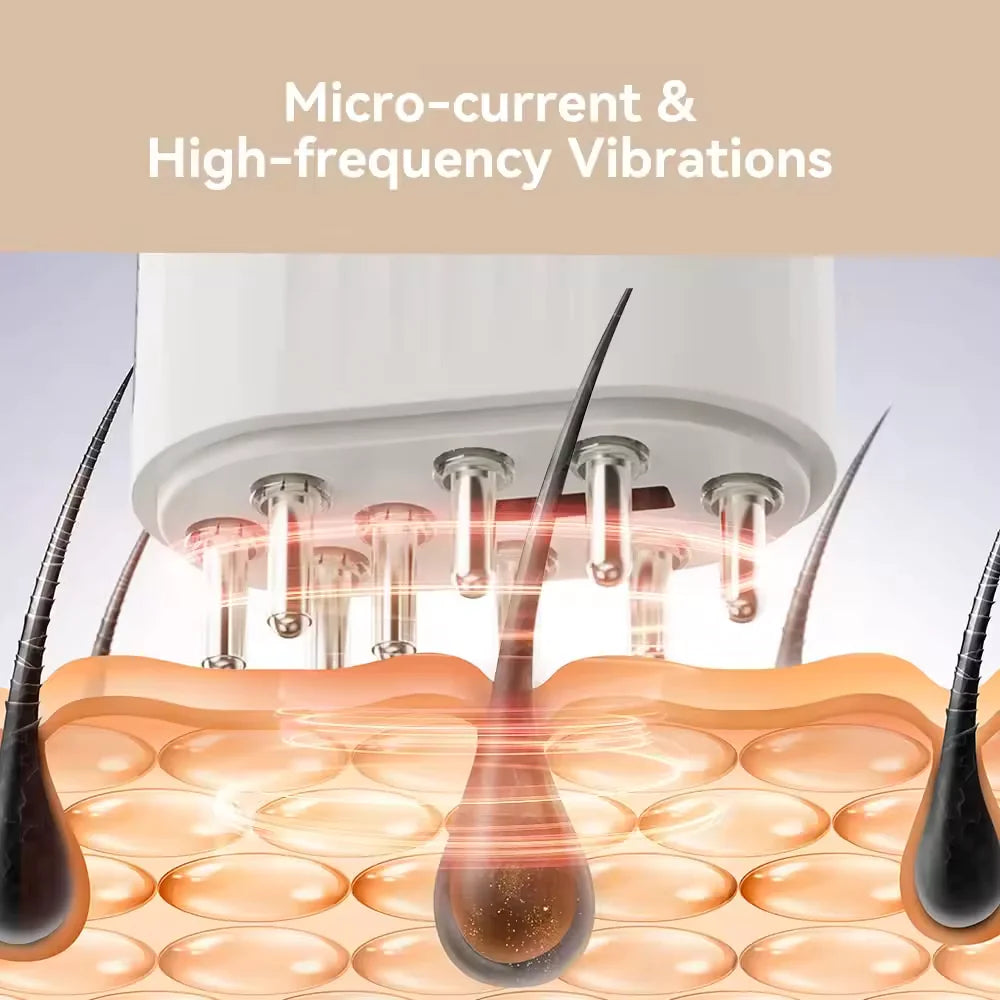 Aplicador Eléctrico de Aceite y Masajeador de Cuero Cabelludo para un Crecimiento Saludable
