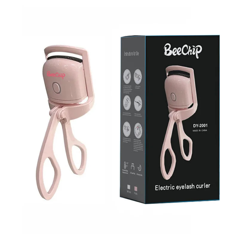 Pink Electric Eyelash Curler: Fast, Portable and Long Lasting