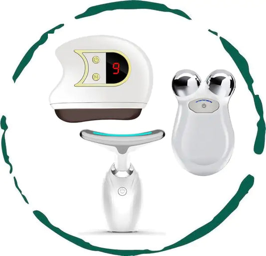 El Kit Definitivo de Spa en Casa: LED, Gua Sha Eléctrico y Microcorriente