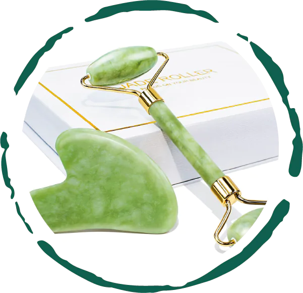 Jade Roller &amp; Gua Sha Gift Box